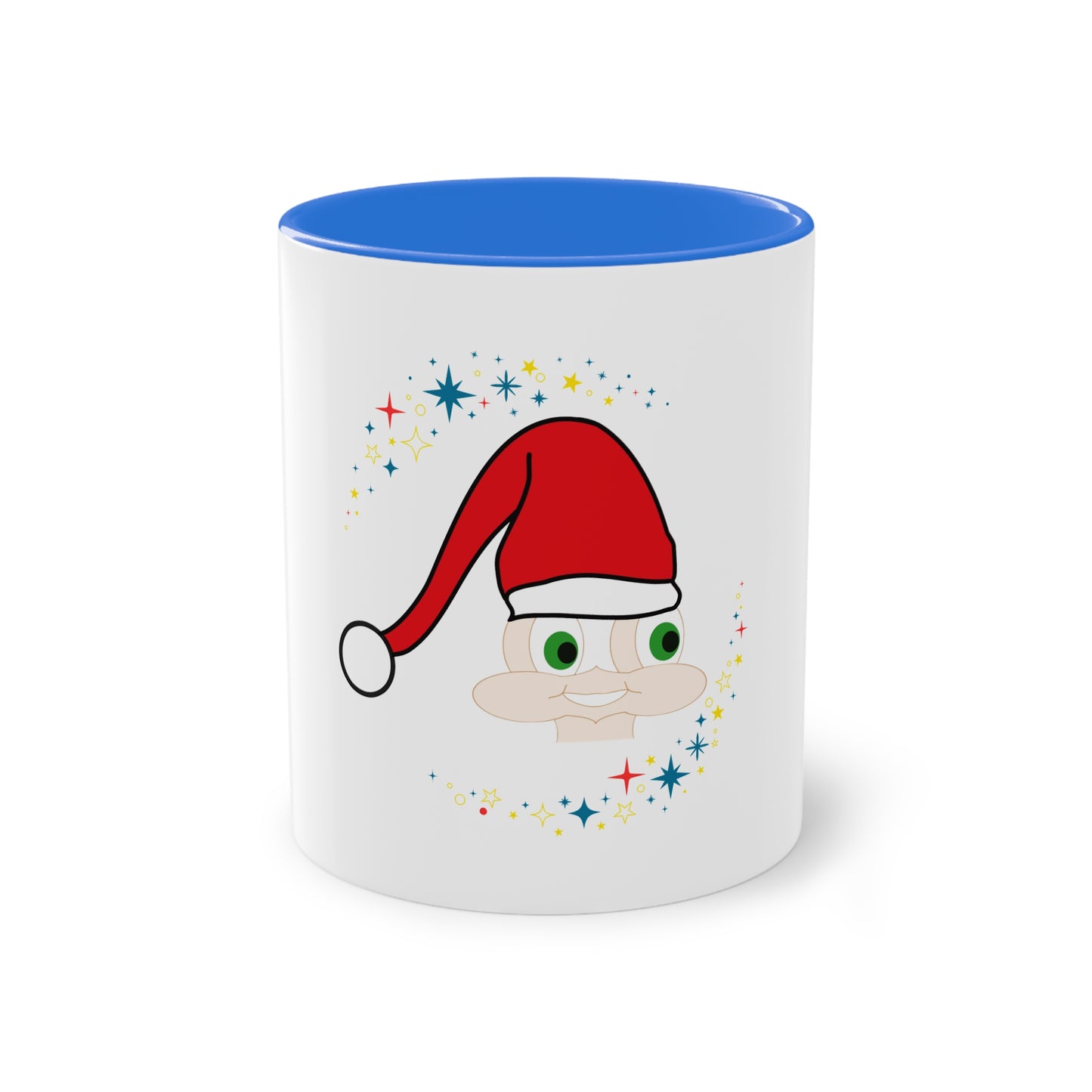 Caneca de Café Bicolor - Ref: 10 - Coleção de Natal 2024 (menino/Homem) - Design Original Funun