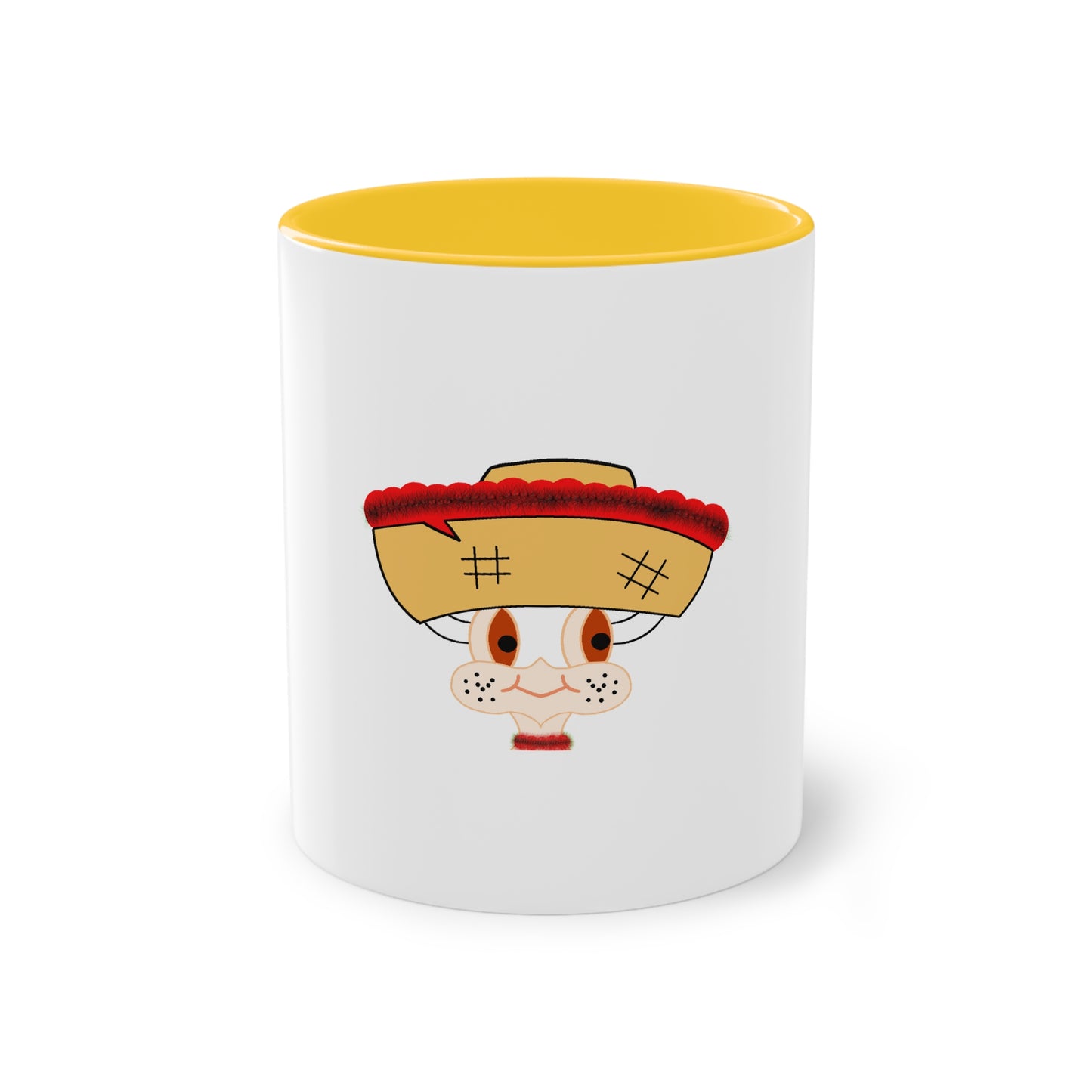 Caneca de Café Bicolor - Ref: 06 - Design Original Funun